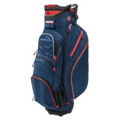 Fairway Finds -Fairway Finds bagboy 2020 chiller cart bag navy red