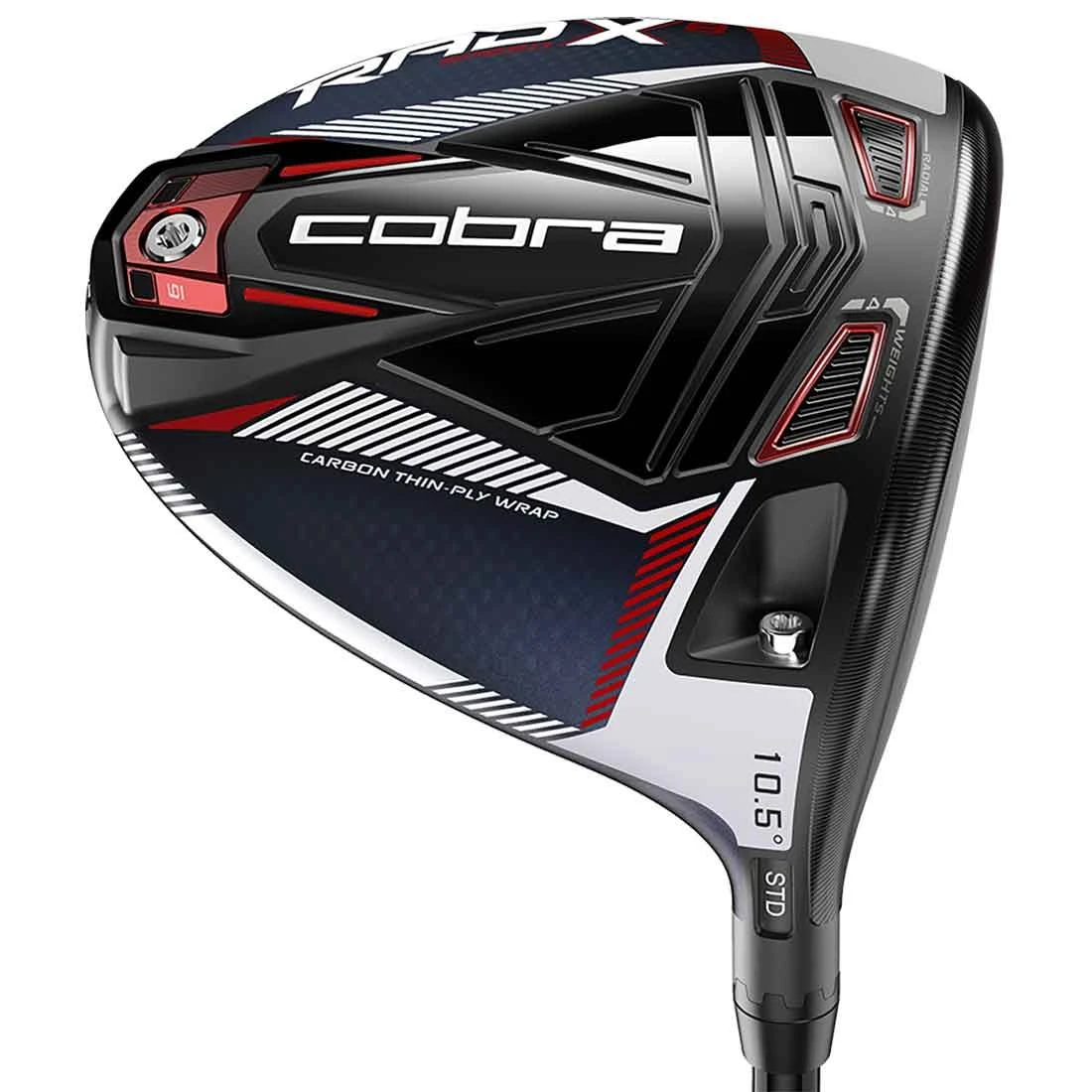 Cobra King Radspeed XB Driver Peacoat/Red - Pre-Owned 3 Cobra King Radspeed XB Driver Peacoat/Red - Pre-Owned