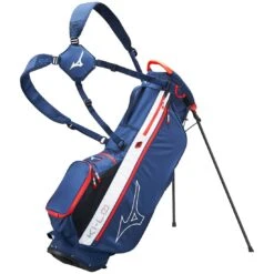 Mizuno K1-LO Lightweight Stand Bag -Fairway Finds mizuno 2023 k1 l0 lightweight stand bag navy red itempicture