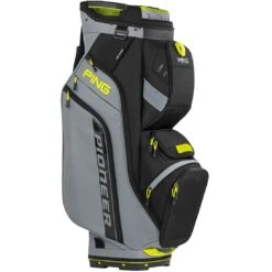 Ping Pioneer Cart Bag -Fairway Finds ping 2024 pioneer cart bag iron black neon yellow itempicture