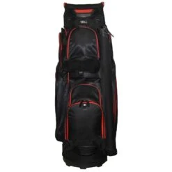 RJ Sports Mission Cart Bag -Fairway Finds rj sports mission cart bag black red front itempicture