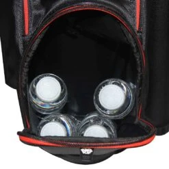 RJ Sports Mission Cart Bag -Fairway Finds rj sports mission cart bag black red pocket itempicture