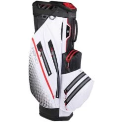 Sun Mountain 2023 H2NO Lite Cart Bag -Fairway Finds sun mountain 2023 h2no lite cart bag black white red back itempicture