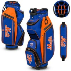 Team Effort MLB Bucket III Cooler Cart Bag 31 Team Effort MLB Bucket III Cooler Cart Bag -Fairway Finds team effort mlb bucket 3 cooler cart bag new york mets itempicture