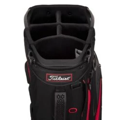 Titleist Hybrid 5 Stand Bag -Fairway Finds titleist 2023 hybrid 5 stand bag black black red top itempicture